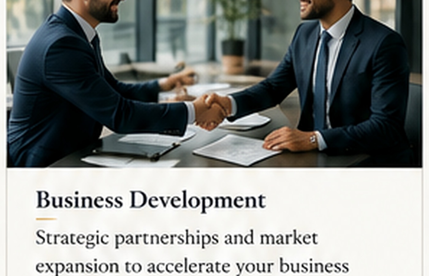 Business development meeting