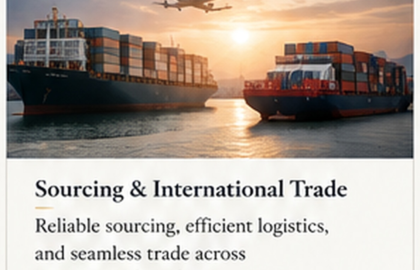 International shipping and trade